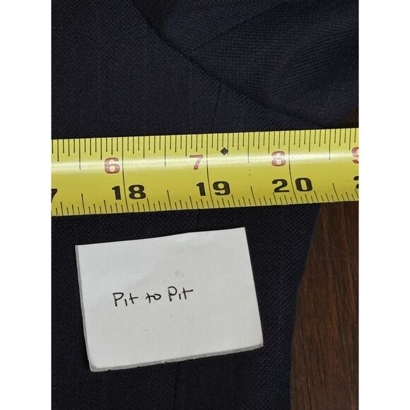 J. Crew Crosby Crosby Classic-Fit Suit Pinstripe Jacket Italian Wool 38S - Picture 10 of 10